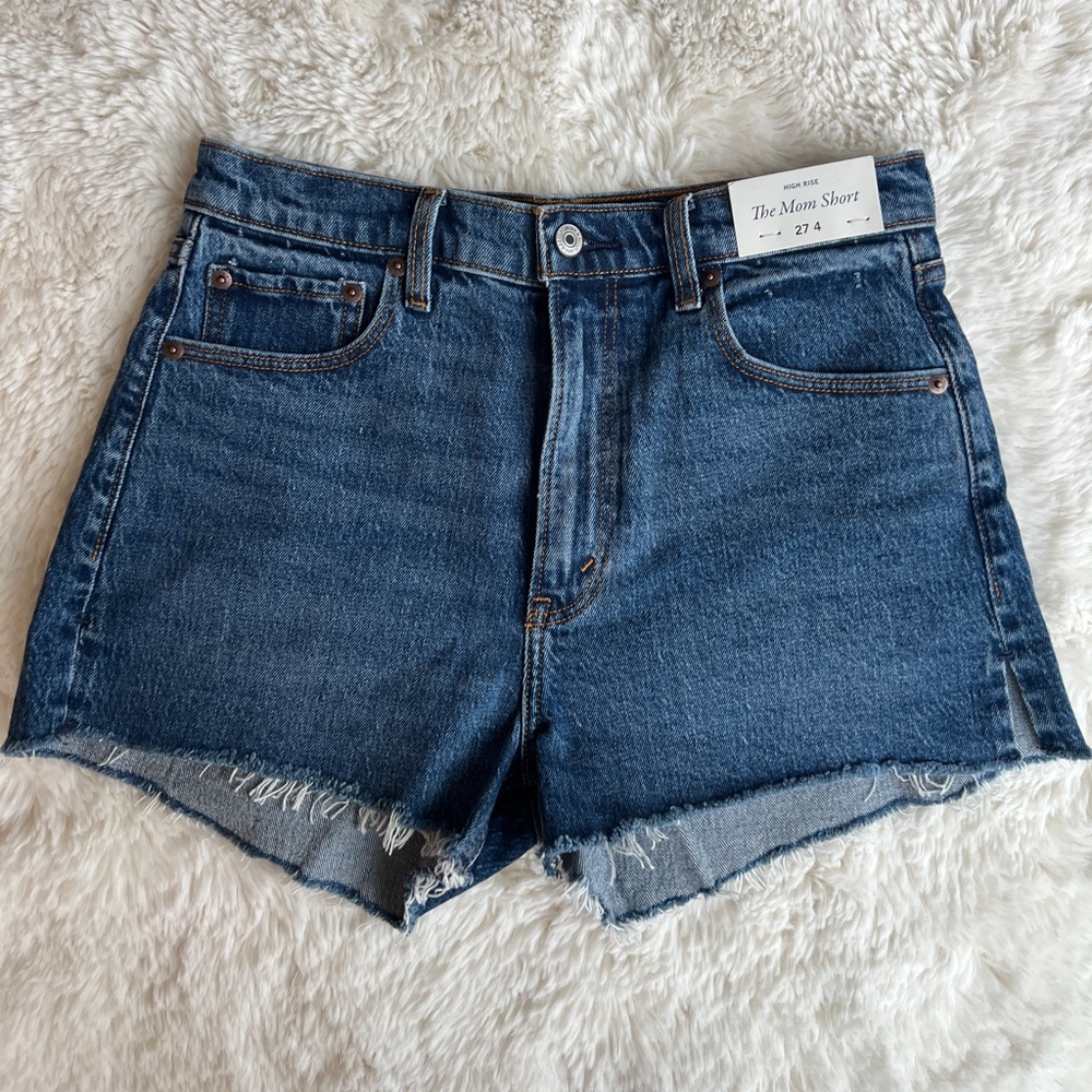 High Rise Mom Short - Dark